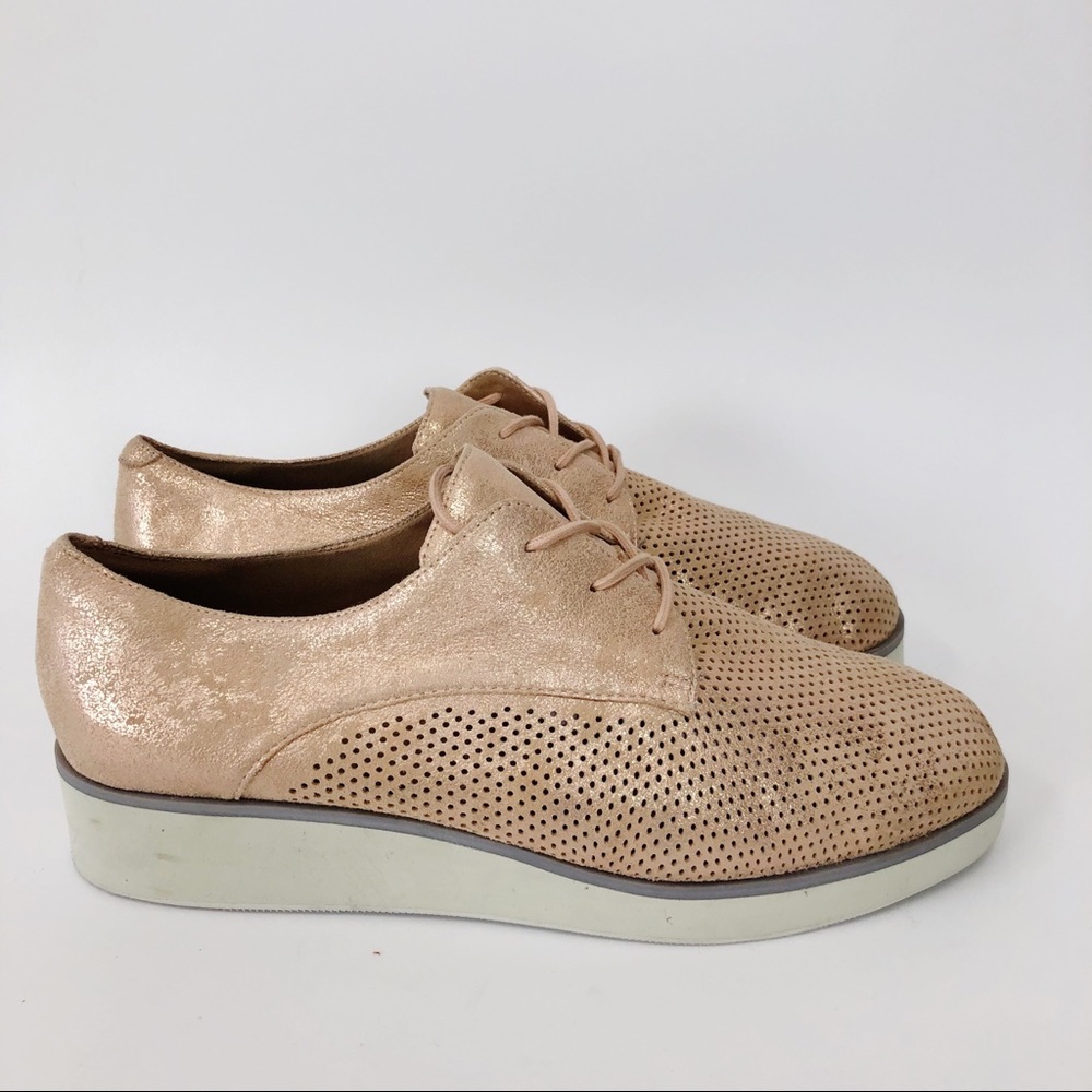 SoftWalk Perforated Rose Gold Willis Oxford 10.5